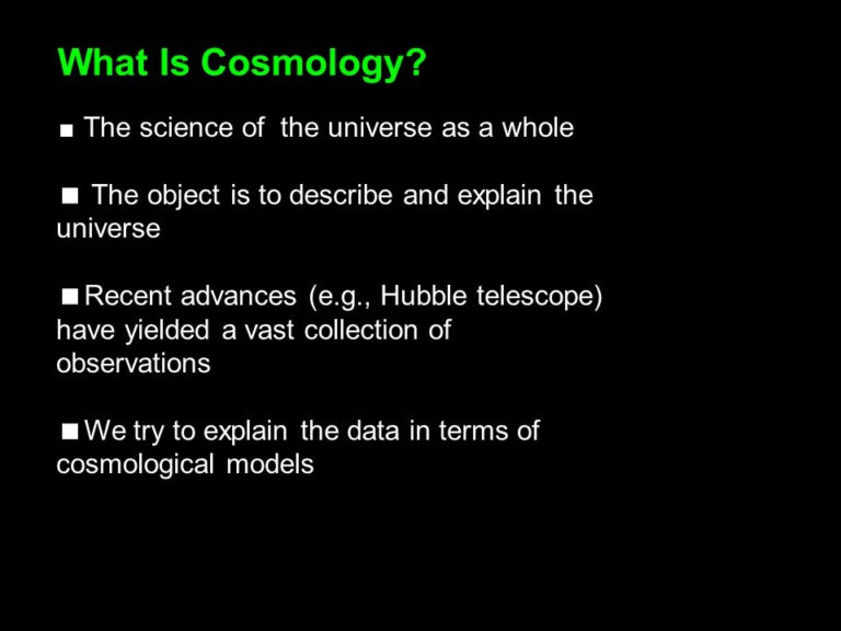 Cosmology vs Astronomy. Explore the Differences and Similarities ...