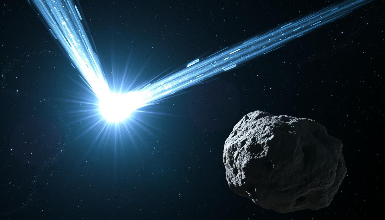 Comet vs asteroid comparison