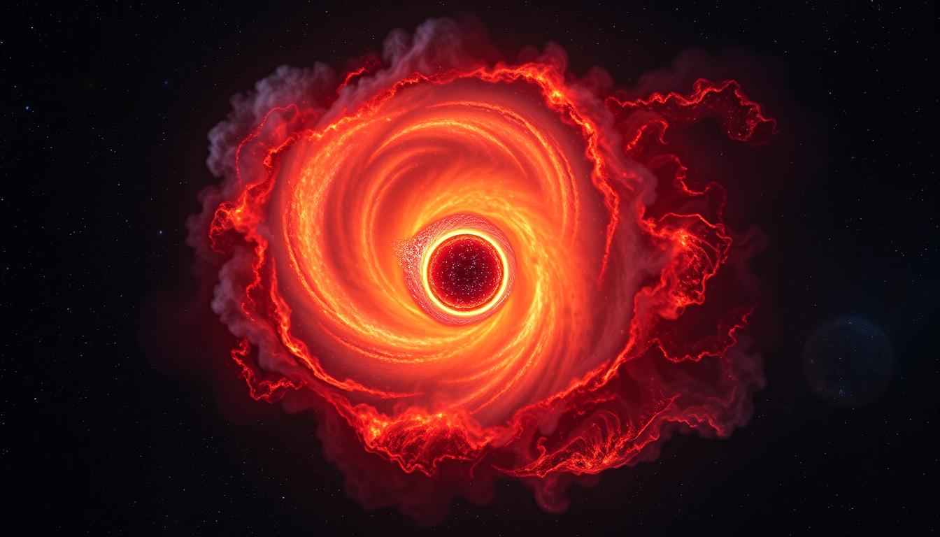 Protostar accretion disk