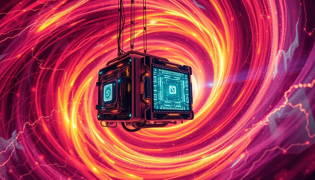 quantum computer simulating wormhole