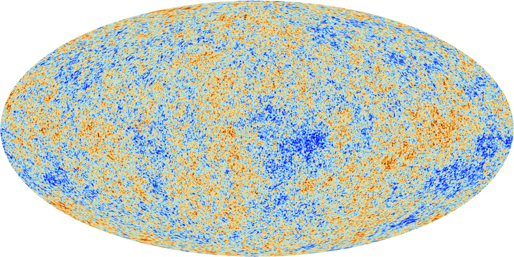 NASA map of the cosmic microwave background radiation used to study early universe and multiverse theories | Placement: Below the CMB paragraph, within the 'Do Parallel Dimensions Exist?' section 